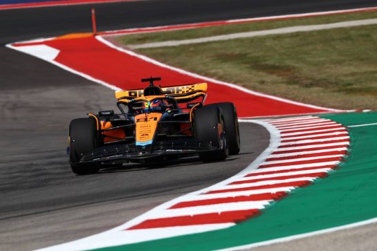 Oscar Piastri (AUS) McLaren MCL60.
20.10.2023. Formula 1 World Championship, Rd 19, United States Grand Prix, Austin, Texas, USA, Qualifying Day
- www.xpbimages.com, EMail: requests@xpbimages.com © Copyright: Coates / XPB Images