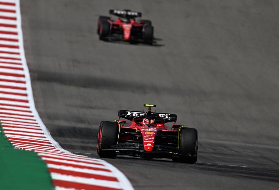 Carlos Sainz Jr (ESP) Ferrari SF-23. 20.10.2023. Formula 1 World Championship, Rd 19, United States Grand Prix, Austin, Texas, USA, Qualifying Day - www.xpbimages.com, EMail: requests@xpbimages.com © Copyright: Price / XPB Images