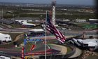 An aerial view of the circuit. 20.10.2023. Formula 1 World Championship, Rd 19, United States Grand Prix, Austin, Texas, USA, Qualifying Day - www.xpbimages.com, EMail: requests@xpbimages.com © Copyright: XPB Images