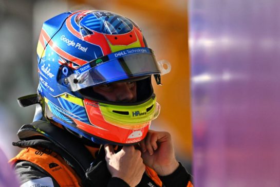 Oscar Piastri (AUS) McLaren in qualifying parc ferme.
20.10.2023. Formula 1 World Championship, Rd 19, United States Grand Prix, Austin, Texas, USA, Qualifying Day
- www.xpbimages.com, EMail: requests@xpbimages.com © Copyright: Price / XPB Images
