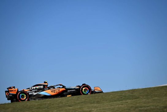 Lando Norris (GBR) McLaren MCL60.
20.10.2023. Formula 1 World Championship, Rd 19, United States Grand Prix, Austin, Texas, USA, Qualifying Day
- www.xpbimages.com, EMail: requests@xpbimages.com © Copyright: Price / XPB Images