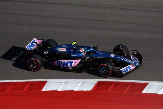 Pierre Gasly (FRA) Alpine F1 Team A523.
20.10.2023. Formula 1 World Championship, Rd 19, United States Grand Prix, Austin, Texas, USA, Qualifying Day
- www.xpbimages.com, EMail: requests@xpbimages.com © Copyright: Moy / XPB Images