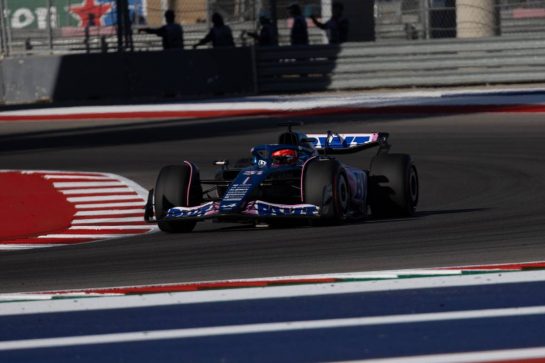 Esteban Ocon (FRA) Alpine F1 Team A523.
20.10.2023. Formula 1 World Championship, Rd 19, United States Grand Prix, Austin, Texas, USA, Qualifying Day
- www.xpbimages.com, EMail: requests@xpbimages.com © Copyright: Rew / XPB Images