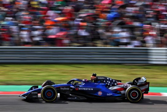 Alexander Albon (THA) Williams Racing FW45.
21.10.2023. Formula 1 World Championship, Rd 19, United States Grand Prix, Austin, Texas, USA, Sprint Day.
- www.xpbimages.com, EMail: requests@xpbimages.com © Copyright: Batchelor / XPB Images