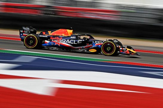 Max Verstappen (NLD) Red Bull Racing RB19.
21.10.2023. Formula 1 World Championship, Rd 19, United States Grand Prix, Austin, Texas, USA, Sprint Day.
- www.xpbimages.com, EMail: requests@xpbimages.com © Copyright: Price / XPB Images