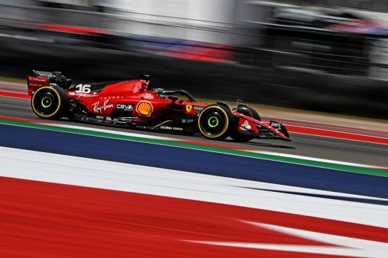 Charles Leclerc (MON) Ferrari SF-23.
21.10.2023. Formula 1 World Championship, Rd 19, United States Grand Prix, Austin, Texas, USA, Sprint Day.
- www.xpbimages.com, EMail: requests@xpbimages.com © Copyright: Price / XPB Images