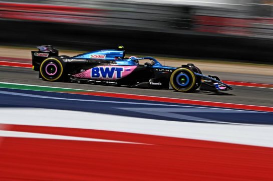 Pierre Gasly (FRA) Alpine F1 Team A523.
21.10.2023. Formula 1 World Championship, Rd 19, United States Grand Prix, Austin, Texas, USA, Sprint Day.
- www.xpbimages.com, EMail: requests@xpbimages.com © Copyright: Price / XPB Images