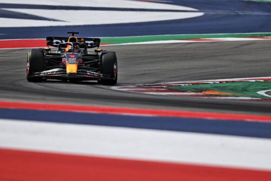 Max Verstappen (NLD) Red Bull Racing RB19.
21.10.2023. Formula 1 World Championship, Rd 19, United States Grand Prix, Austin, Texas, USA, Sprint Day.
- www.xpbimages.com, EMail: requests@xpbimages.com © Copyright: Price / XPB Images