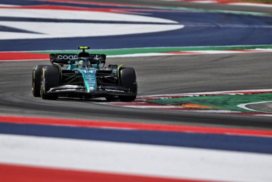 Fernando Alonso (ESP) Aston Martin F1 Team AMR23.
21.10.2023. Formula 1 World Championship, Rd 19, United States Grand Prix, Austin, Texas, USA, Sprint Day.
- www.xpbimages.com, EMail: requests@xpbimages.com © Copyright: Price / XPB Images