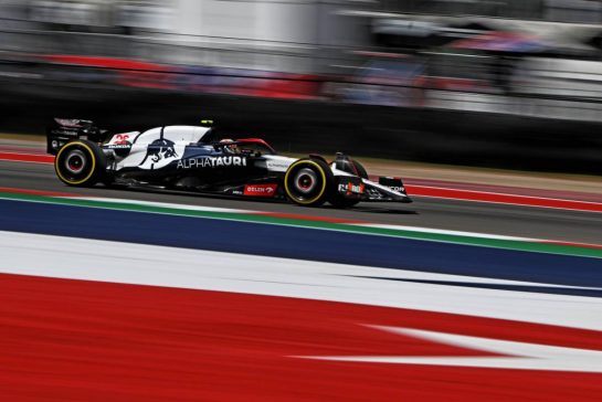 Yuki Tsunoda (JPN) AlphaTauri AT04.
21.10.2023. Formula 1 World Championship, Rd 19, United States Grand Prix, Austin, Texas, USA, Sprint Day.
- www.xpbimages.com, EMail: requests@xpbimages.com © Copyright: Price / XPB Images