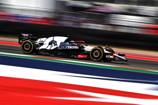 Daniel Ricciardo (AUS) AlphaTauri AT04.
21.10.2023. Formula 1 World Championship, Rd 19, United States Grand Prix, Austin, Texas, USA, Sprint Day.
- www.xpbimages.com, EMail: requests@xpbimages.com © Copyright: Price / XPB Images