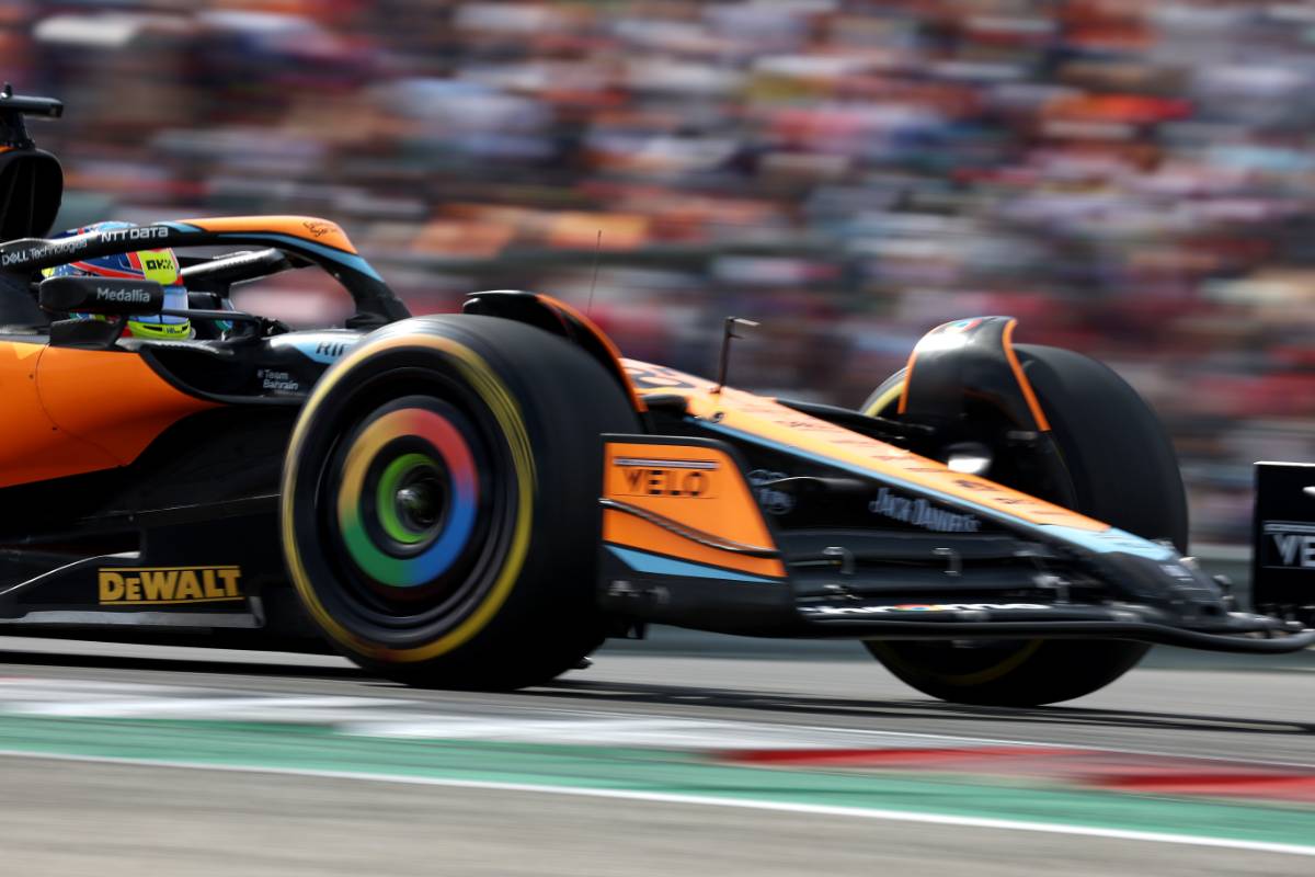 Oscar Piastri (AUS) McLaren MCL60. 21.10.2023. Formula 1 World Championship, Rd 19, United States Grand Prix, Austin, Texas, USA, Sprint Day. - www.xpbimages.com, EMail: requests@xpbimages.com © Copyright: Bearne / XPB Images