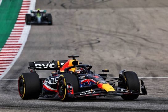 Max Verstappen (NLD) Red Bull Racing RB19.
21.10.2023. Formula 1 World Championship, Rd 19, United States Grand Prix, Austin, Texas, USA, Sprint Day.
- www.xpbimages.com, EMail: requests@xpbimages.com © Copyright: Batchelor / XPB Images