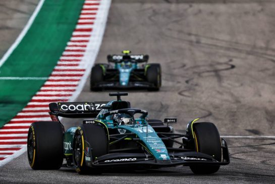 Lance Stroll (CDN) Aston Martin F1 Team AMR23.
21.10.2023. Formula 1 World Championship, Rd 19, United States Grand Prix, Austin, Texas, USA, Sprint Day.
- www.xpbimages.com, EMail: requests@xpbimages.com © Copyright: Batchelor / XPB Images