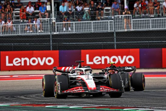 Kevin Magnussen (DEN) Haas VF-23.
21.10.2023. Formula 1 World Championship, Rd 19, United States Grand Prix, Austin, Texas, USA, Sprint Day.
- www.xpbimages.com, EMail: requests@xpbimages.com © Copyright: Batchelor / XPB Images