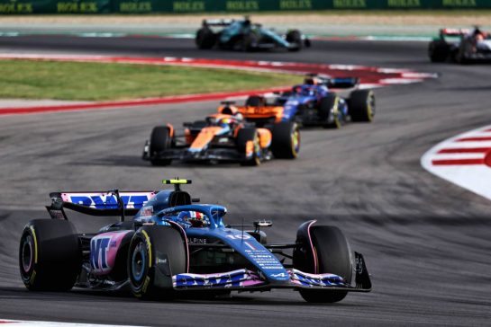 Pierre Gasly (FRA) Alpine F1 Team A523.
21.10.2023. Formula 1 World Championship, Rd 19, United States Grand Prix, Austin, Texas, USA, Sprint Day.
- www.xpbimages.com, EMail: requests@xpbimages.com © Copyright: Batchelor / XPB Images