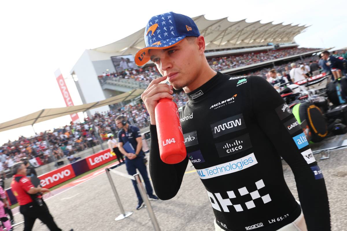 Lando Norris (GBR) McLaren on the grid. 21.10.2023. Formula 1 World Championship, Rd 19, United States Grand Prix, Austin, Texas, USA, Sprint Day. - www.xpbimages.com, EMail: requests@xpbimages.com © Copyright: Batchelor / XPB Images