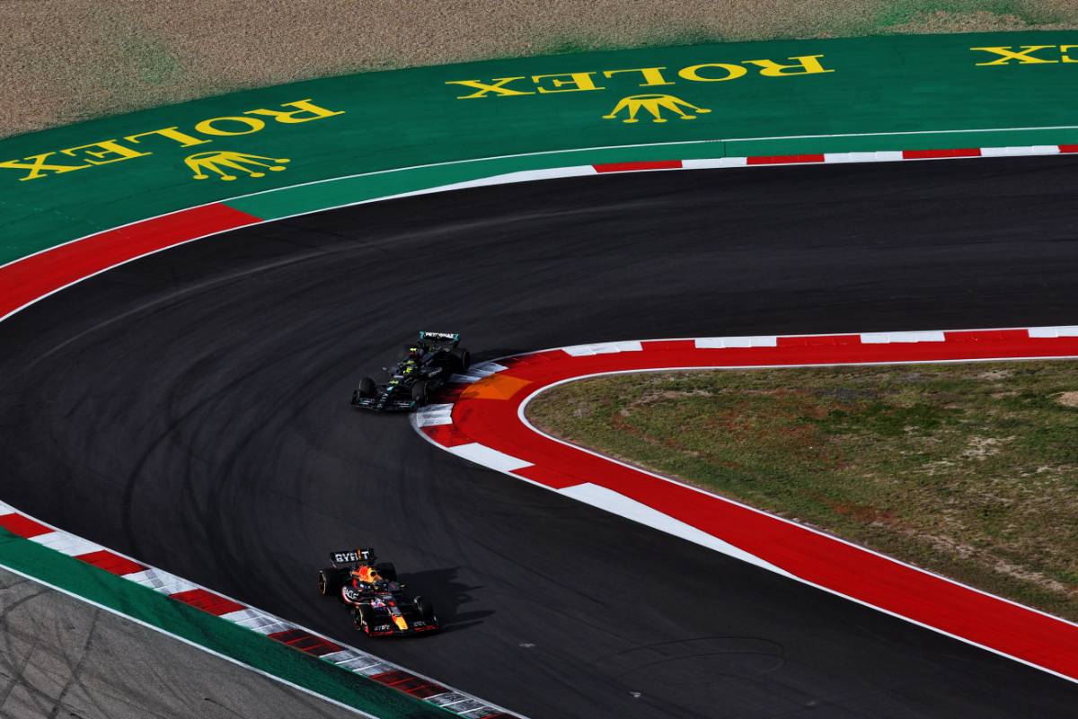 Max Verstappen (NLD) Red Bull Racing RB19. 21.10.2023. Formula 1 World Championship, Rd 19, United States Grand Prix, Austin, Texas, USA, Sprint Day. - www.xpbimages.com, EMail: requests@xpbimages.com © Copyright: Coates / XPB Images