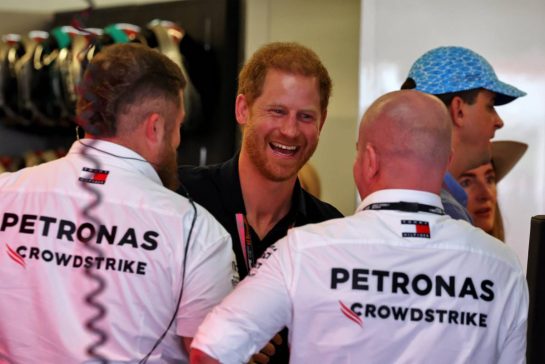 Prince Harry (GBR) Duke of Sussex with Mercedes AMG F1.
22.10.2023. Formula 1 World Championship, Rd 19, United States Grand Prix, Austin, Texas, USA, Race Day.
- www.xpbimages.com, EMail: requests@xpbimages.com © Copyright: Moy / XPB Images