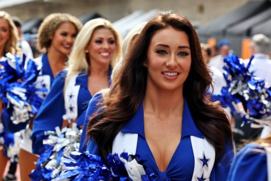Dallas Cowboys Cheerleaders.
22.10.2023. Formula 1 World Championship, Rd 19, United States Grand Prix, Austin, Texas, USA, Race Day.
- www.xpbimages.com, EMail: requests@xpbimages.com © Copyright: Moy / XPB Images