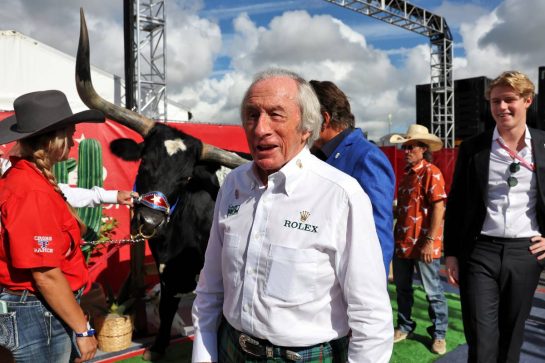 Jackie Stewart (GBR).
22.10.2023. Formula 1 World Championship, Rd 19, United States Grand Prix, Austin, Texas, USA, Race Day.
- www.xpbimages.com, EMail: requests@xpbimages.com © Copyright: Coates / XPB Images