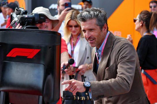 Patrick Dempsey (USA) Actor.
22.10.2023. Formula 1 World Championship, Rd 19, United States Grand Prix, Austin, Texas, USA, Race Day.
- www.xpbimages.com, EMail: requests@xpbimages.com © Copyright: Coates / XPB Images