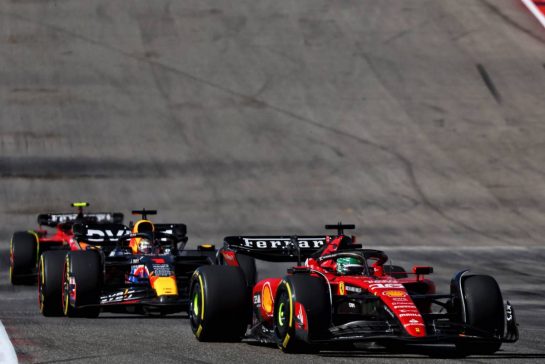 Charles Leclerc (MON) Ferrari SF-23.
22.10.2023. Formula 1 World Championship, Rd 19, United States Grand Prix, Austin, Texas, USA, Race Day.
- www.xpbimages.com, EMail: requests@xpbimages.com © Copyright: Batchelor / XPB Images