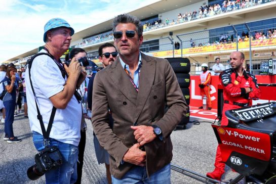 Patrick Dempsey (USA) Actor on the grid.
22.10.2023. Formula 1 World Championship, Rd 19, United States Grand Prix, Austin, Texas, USA, Race Day.
- www.xpbimages.com, EMail: requests@xpbimages.com © Copyright: Batchelor / XPB Images