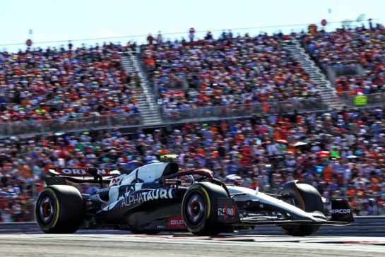 Yuki Tsunoda (JPN) AlphaTauri AT04.
22.10.2023. Formula 1 World Championship, Rd 19, United States Grand Prix, Austin, Texas, USA, Race Day.
- www.xpbimages.com, EMail: requests@xpbimages.com © Copyright: Batchelor / XPB Images