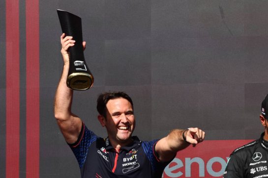 John Hammond (GBR) Red Bull Racing Physiotherapist.
22.10.2023. Formula 1 World Championship, Rd 19, United States Grand Prix, Austin, Texas, USA, Race Day.
- www.xpbimages.com, EMail: requests@xpbimages.com © Copyright: Batchelor / XPB Images