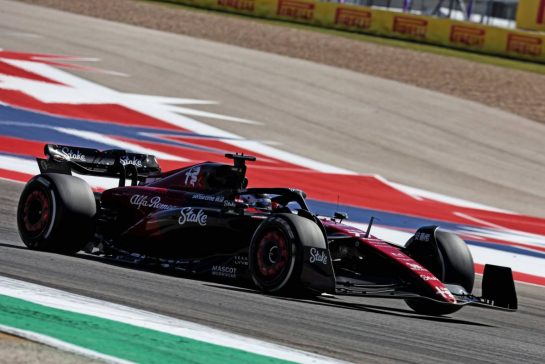 Valtteri Bottas (FIN) Alfa Romeo F1 Team C43.
22.10.2023. Formula 1 World Championship, Rd 19, United States Grand Prix, Austin, Texas, USA, Race Day.
- www.xpbimages.com, EMail: requests@xpbimages.com © Copyright: Moy / XPB Images