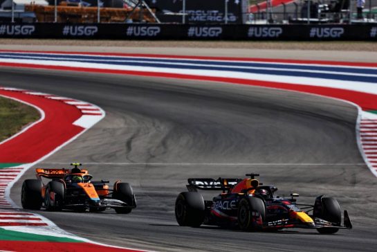 Max Verstappen (NLD) Red Bull Racing RB19.
22.10.2023. Formula 1 World Championship, Rd 19, United States Grand Prix, Austin, Texas, USA, Race Day.
- www.xpbimages.com, EMail: requests@xpbimages.com © Copyright: Moy / XPB Images
