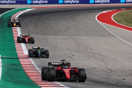 Charles Leclerc (MON) Ferrari SF-23.
22.10.2023. Formula 1 World Championship, Rd 19, United States Grand Prix, Austin, Texas, USA, Race Day.
- www.xpbimages.com, EMail: requests@xpbimages.com © Copyright: Moy / XPB Images