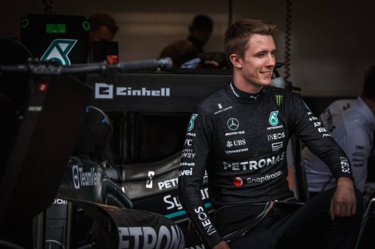 Frederik Vesti (DEN) Mercedes AMG F1 Test Driver.
26.10.2023. Formula 1 World Championship, Rd 20, Mexican Grand Prix, Mexico City, Mexico, Preparation Day.
- www.xpbimages.com, EMail: requests@xpbimages.com © Copyright: Bearne / XPB Images