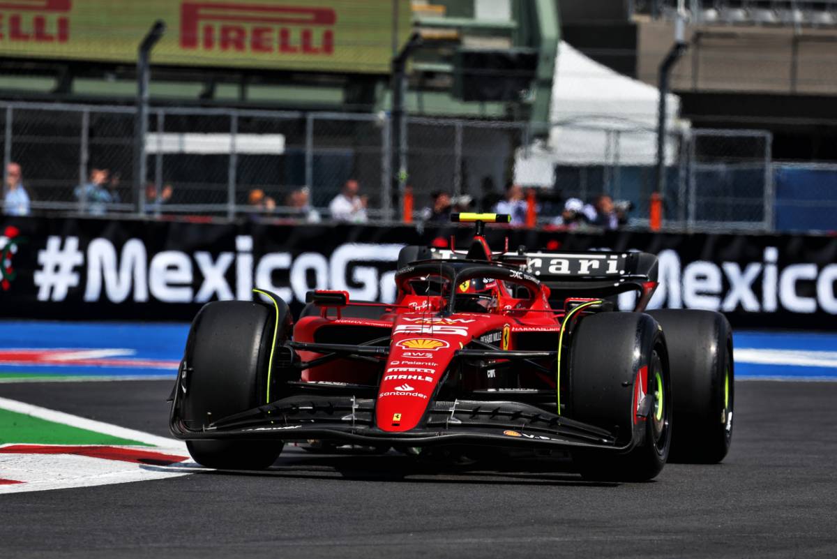 Carlos Sainz Jr (ESP) Ferrari SF-23. 27.10.2023. Formula 1 World Championship, Rd 20, Mexican Grand Prix, Mexico City, Mexico, Practice Day. - www.xpbimages.com, EMail: requests@xpbimages.com © Copyright: Moy / XPB Images