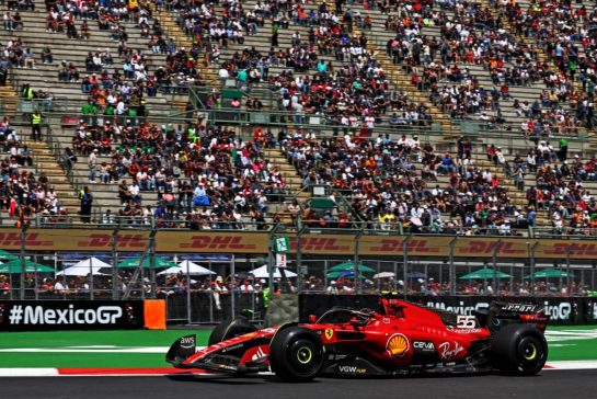Carlos Sainz Jr (ESP) Ferrari SF-23.
27.10.2023. Formula 1 World Championship, Rd 20, Mexican Grand Prix, Mexico City, Mexico, Practice Day.
- www.xpbimages.com, EMail: requests@xpbimages.com © Copyright: Moy / XPB Images