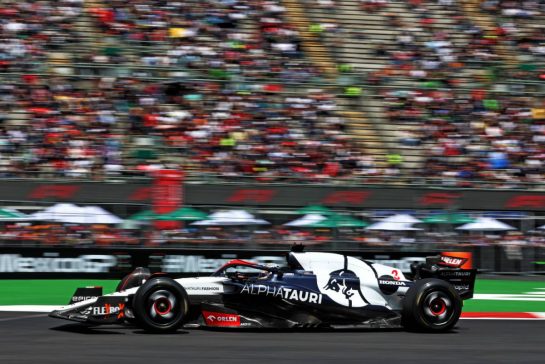 Daniel Ricciardo (AUS) AlphaTauri AT04.
27.10.2023. Formula 1 World Championship, Rd 20, Mexican Grand Prix, Mexico City, Mexico, Practice Day.
- www.xpbimages.com, EMail: requests@xpbimages.com © Copyright: Moy / XPB Images