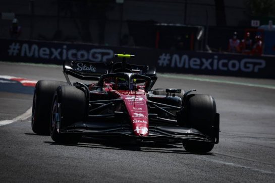 Guanyu Zhou (CHI), Alfa Romeo Racing 
27.10.2023. Formula 1 World Championship, Rd 20, Mexican Grand Prix, Mexico City, Mexico, Practice Day.
- www.xpbimages.com, EMail: requests@xpbimages.com © Copyright: Charniaux / XPB Images