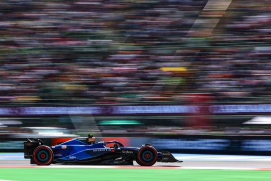 Logan Sargeant (USA), Williams F1 Team  
27.10.2023. Formula 1 World Championship, Rd 20, Mexican Grand Prix, Mexico City, Mexico, Practice Day.
- www.xpbimages.com, EMail: requests@xpbimages.com © Copyright: Charniaux / XPB Images