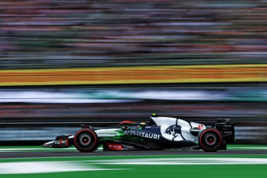 Isack Hadjar (FRA) AlphaTauri AT04 Test Driver.
27.10.2023. Formula 1 World Championship, Rd 20, Mexican Grand Prix, Mexico City, Mexico, Practice Day.
- www.xpbimages.com, EMail: requests@xpbimages.com © Copyright: Moy / XPB Images