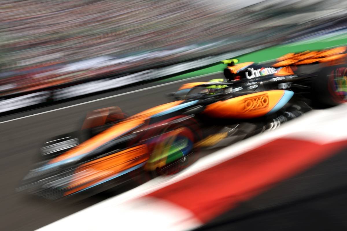 Lando Norris (GBR) McLaren MCL60.
27.10.2023. Formula 1 World Championship, Rd 20, Mexican Grand Prix, Mexico City, Mexico, Practice Day.
- www.xpbimages.com, EMail: requests@xpbimages.com © Copyright: Moy / XPB Images