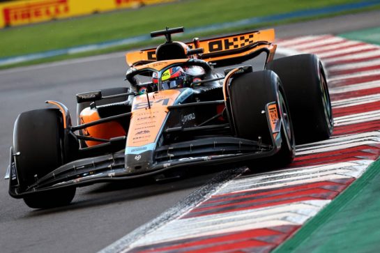 Oscar Piastri (AUS) McLaren MCL60.
27.10.2023. Formula 1 World Championship, Rd 20, Mexican Grand Prix, Mexico City, Mexico, Practice Day.
- www.xpbimages.com, EMail: requests@xpbimages.com © Copyright: Moy / XPB Images