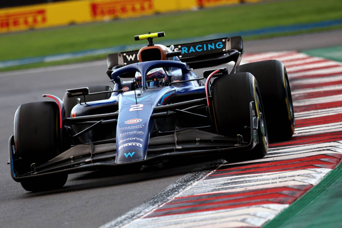 Logan Sargeant (USA) Williams Racing FW45. 27.10.2023. Formula 1 World Championship, Rd 20, Mexican Grand Prix, Mexico City, Mexico, Practice Day. - www.xpbimages.com, EMail: requests@xpbimages.com © Copyright: Moy / XPB Images