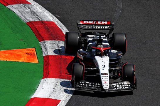 Daniel Ricciardo (AUS) AlphaTauri AT04.
28.10.2023. Formula 1 World Championship, Rd 20, Mexican Grand Prix, Mexico City, Mexico, Qualifying Day.
- www.xpbimages.com, EMail: requests@xpbimages.com © Copyright: Moy / XPB Images
