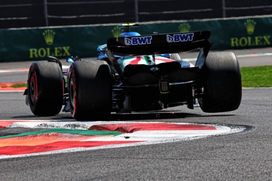Pierre Gasly (FRA) Alpine F1 Team A523.
28.10.2023. Formula 1 World Championship, Rd 20, Mexican Grand Prix, Mexico City, Mexico, Qualifying Day.
- www.xpbimages.com, EMail: requests@xpbimages.com © Copyright: Coates / XPB Images