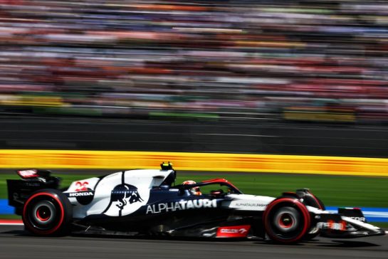 Yuki Tsunoda (JPN) AlphaTauri AT04.
28.10.2023. Formula 1 World Championship, Rd 20, Mexican Grand Prix, Mexico City, Mexico, Qualifying Day.
- www.xpbimages.com, EMail: requests@xpbimages.com © Copyright: Coates / XPB Images