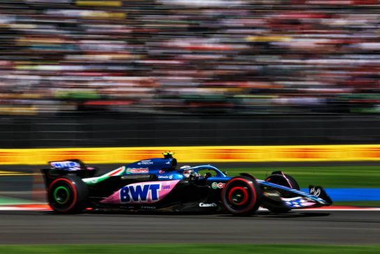 Pierre Gasly (FRA) Alpine F1 Team A523.
28.10.2023. Formula 1 World Championship, Rd 20, Mexican Grand Prix, Mexico City, Mexico, Qualifying Day.
- www.xpbimages.com, EMail: requests@xpbimages.com © Copyright: Coates / XPB Images