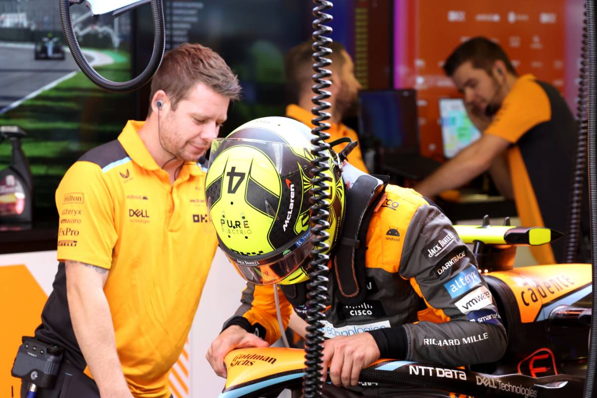 Lando Norris (GBR) McLaren MCL60. 28.10.2023. Formula 1 World Championship, Rd 20, Mexican Grand Prix, Mexico City, Mexico, Qualifying Day. - www.xpbimages.com, EMail: requests@xpbimages.com © Copyright: Bearne / XPB Images