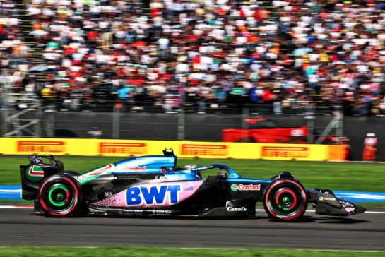 Pierre Gasly (FRA) Alpine F1 Team A523.
28.10.2023. Formula 1 World Championship, Rd 20, Mexican Grand Prix, Mexico City, Mexico, Qualifying Day.
- www.xpbimages.com, EMail: requests@xpbimages.com © Copyright: Coates / XPB Images