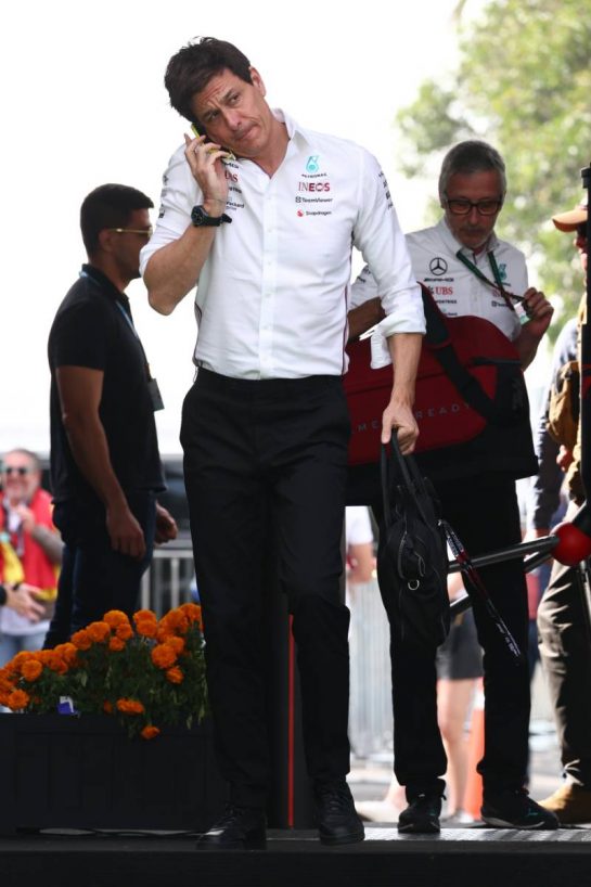 Toto Wolff (GER) Mercedes AMG F1 Shareholder and Executive Director.
29.10.2023. Formula 1 World Championship, Rd 20, Mexican Grand Prix, Mexico City, Mexico, Race Day.
- www.xpbimages.com, EMail: requests@xpbimages.com © Copyright: Coates / XPB Images